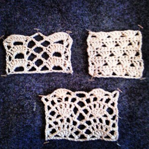 Recent crochet swatches